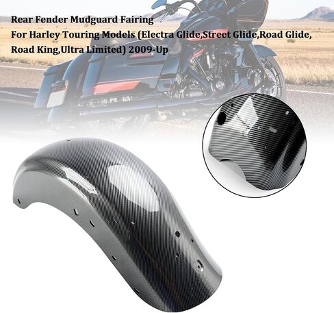 Areyourshop الخلفي Fender Mudguard Fairing for Harley Touring Electra Street Road Glide 2009-2024 (Electra Glide ، Greet Glide ، Road Glide ، Road King ، Ultra Limited) in Kuwait