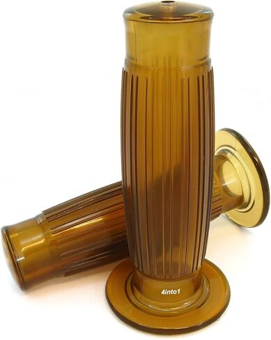 Laguna Grips - Gel Brown Root Beer - 7/8" - Motorcycle Cafe Chopper Tracker Brat in Saudi Arabia