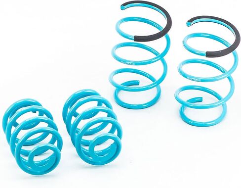 Godspeed LS-TS-BW-0006 Traction-S Performance Lowering Springs, Reduce Body Roll, Improved Handling, Set of 4, compatible with BMW 3 Series 1999-2005 (Does not fit Xi Models) (E46) in Saudi Arabia