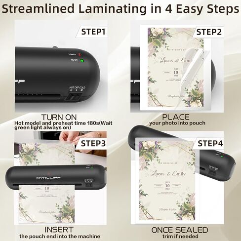 جهاز Laminator Machine بحجم 9 بوصات محمولة مع أوضاع ساخنة وباردة ، آلة تصفيح صغيرة A4 مع ABS Jam-Release ، 3 دقائق الاحماء ، مجموعة مصطلحات 6 في 1 للمكتب والفئة ، اللون الأحمر الأرجواني in Saudi Arabia
