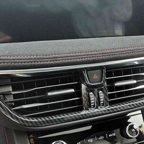 Car Air Outlet Vent Cover Trim Carbon Fiber Style for Ford Escape Kuga 2020-2021 in Saudi Arabia