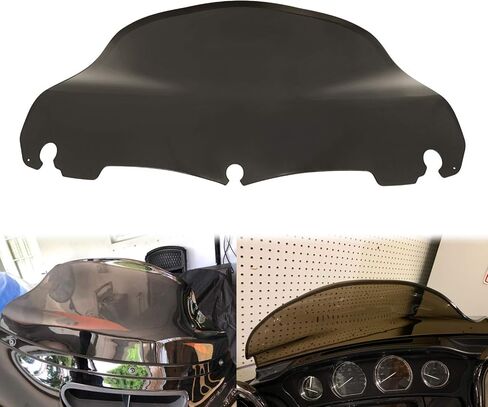 9 '' الزجاج الأمامي الموجة الزجاج الأمامي Fairing Fit for Harley Touring Electra Glide Classic Street Glide Ultra Limited 2014 2015 2015 2017 2018 2019 2020 2021 2022 2023 2024 2025 (Clear) in Saudi Arabia