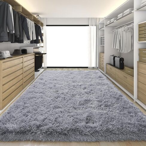 KING DARE Area Rugs for Bedroom 4x6 Black Rug, Soft Fluffy Plush Carpet Fuzzy Shaggy Furry Comfy Washable Non-Slip Modern Floor Rug for Living Room Dorm Playroom Aesthetic Indoor Decor in Saudi Arabia