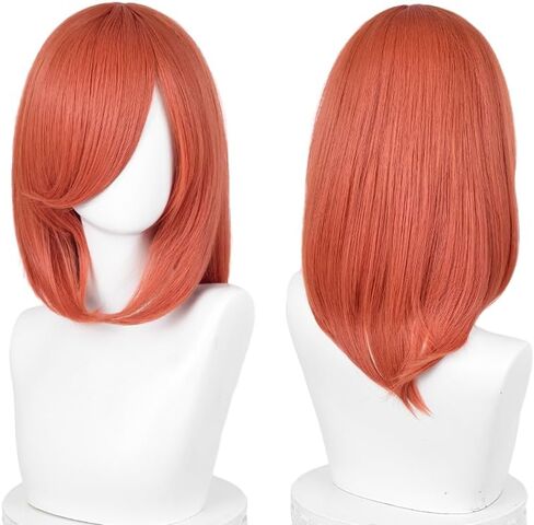 LABEAUTÉ Pastel Pink Unsex Cosplay Wig for Men Woman for Short Straight Cosplay Wig with Bangs for Anime Heat Resistant Hair for Party and Halloween Costume Christmas Synthetic Hair in Kuwait