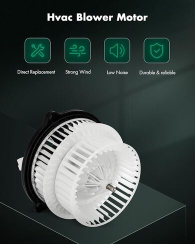 SCITOO ABS Plastic Heater Blower Motor w/Fan HVAC Resistors Blowers Motors fit for 2001 2002 2003 2004 2005 2006 2007 2008 2009 for Toyota Prius in Saudi Arabia