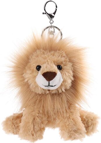 Apricot Lamb Cute Toys Plush Yellow Lion Stuffed Animal Soft Keychain for Kids Bag, Purse, Backpack, Handbag in Saudi Arabia