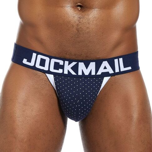 أشرطة Jockmail Jock للرجال تنفس الرجال jocktraps مثيرة للملابس الداخلية للرياضيين لصالة الألعاب الرياضية والحفلات in Saudi Arabia