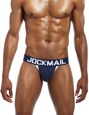 أشرطة Jockmail Jock للرجال تنفس الرجال jocktraps مثيرة للملابس الداخلية للرياضيين لصالة الألعاب الرياضية والحفلات in Saudi Arabia