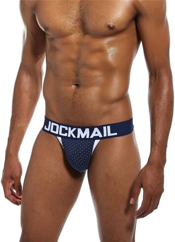 أشرطة Jockmail Jock للرجال تنفس الرجال jocktraps مثيرة للملابس الداخلية للرياضيين لصالة الألعاب الرياضية والحفلات in Saudi Arabia