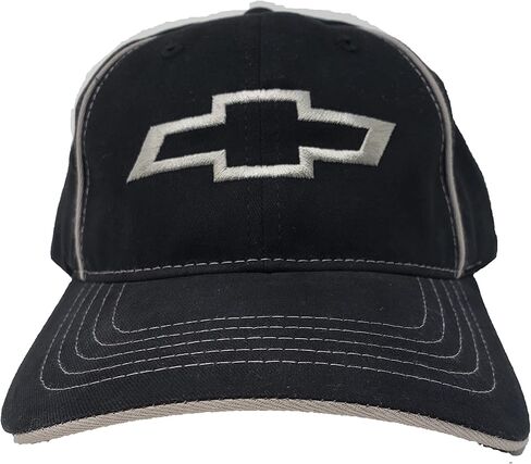 Chevrolet Bowtie Baseball Cap for Men - Black Chevy Logo Automotive Racing Hat in Saudi Arabia