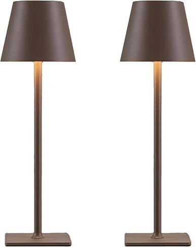 2 Pack Cordless Table Lamp-5500mAh Rechargeable Lamp,Waterproof Led Table Lights for Outdoor Patio/Restaurant/Dinner Table/Kitchen Counter/Dining,Mini Rechargable Battery Operated Tabletop Lamps in Saudi Arabia