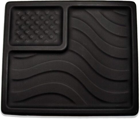 We The People Holsters - American Flag EDC Kydex Dump Tray - Valet Tray for Men - EDC Organizer and Catch-All for Everyday Carry - Keys - Change - Phone (Black) in Kuwait
