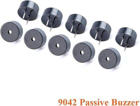 10pcs 16Ω 9042 Buzzer السلبي المتكامل 16 أوم AC 3V 3.3V 9 * 4.2mm 9x4.2mm mini piezo speaker diy electronic in Saudi Arabia