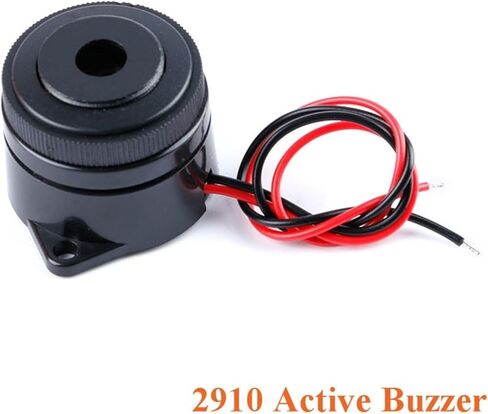 2pcs 2910 Piezo Electric Active Buzzer Speaker 12V 24V 3025 Sound Sound Diy SPOL SPOL SEDIARE in Saudi Arabia