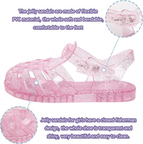 صندل الهلام للبنات الصياد المصارع مياه الشاطئ اللامع اللامع الصنادل المسطحة المغلقة in Kuwait