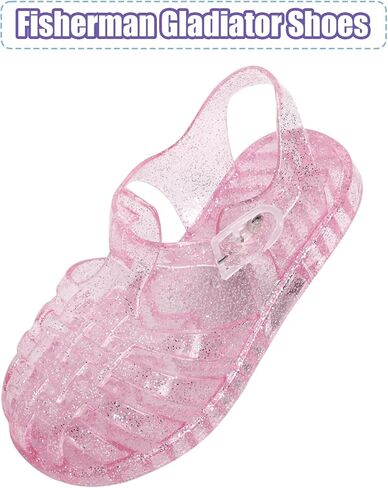 صندل الهلام للبنات الصياد المصارع مياه الشاطئ اللامع اللامع الصنادل المسطحة المغلقة in Kuwait