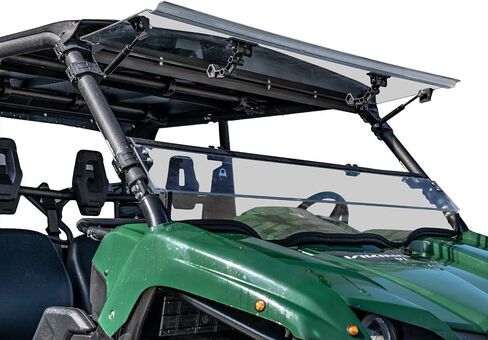 الزجاج الأمامي Superatv Scratch Resport 3-in-1 Flip Flip لـ Yamaha Viking (انظر التركيب) ، مفتوحًا أو مغلقًا بالكامل أو مغلقًا ، 1/4 بوصة أقوى 250X من الزجاج ، الولايات المتحدة الأمريكية in Saudi Arabia