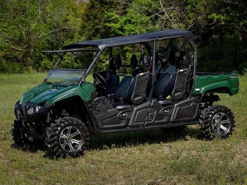الزجاج الأمامي Superatv Scratch Resport 3-in-1 Flip Flip لـ Yamaha Viking (انظر التركيب) ، مفتوحًا أو مغلقًا بالكامل أو مغلقًا ، 1/4 بوصة أقوى 250X من الزجاج ، الولايات المتحدة الأمريكية in Saudi Arabia