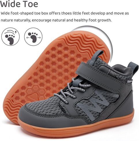 Watelves Toddler Little Kids Wide Barefoot Sneaker Girls Boys Treptable Top Top Top Admable Strap Walking Shoes Lightweight Sport Drop Zero Drop in Saudi Arabia
