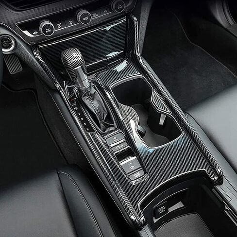 ألياف الكربون سيارات المركزية CENTOLE CONTOLE CONTER COVER TRAFTER TRIMER For Honda for Accord 10th Gen 2018-2022 (GAS PERSION) in Saudi Arabia