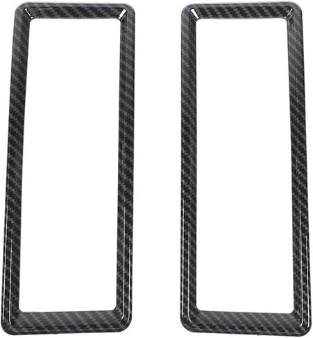 Carbon Fiber Car Front Air Conditioning AC Vent Outlet Trim Cover for Dodge for RAM 2010-2013 2014 2015 2016 2017 in Saudi Arabia