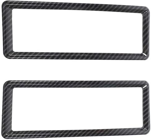 Carbon Fiber Car Front Air Conditioning AC Vent Outlet Trim Cover for Dodge for RAM 2010-2013 2014 2015 2016 2017 in Saudi Arabia