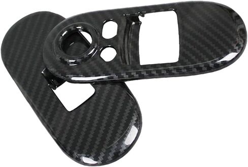 تغطية لوحة مفتاح التحكم في ألياف ألياف الكربون من أجل BMW لـ MINI لـ Cooper F56 F56 2014 2015 2017 2017 2018 in Saudi Arabia