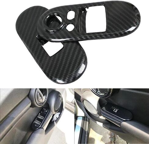 تغطية لوحة مفتاح التحكم في ألياف ألياف الكربون من أجل BMW لـ MINI لـ Cooper F56 F56 2014 2015 2017 2017 2018 in Saudi Arabia