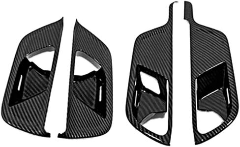 Car Window Lift Switch Button Panel Cover Trim ABS Carbon Fiber for Mercedes-Benz GLB 2019 2020 2021 Interior Accessories in Saudi Arabia