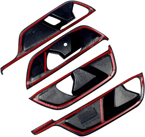 Car Window Lift Switch Button Panel Cover Trim ABS Carbon Fiber for Mercedes-Benz GLB 2019 2020 2021 Interior Accessories in Saudi Arabia