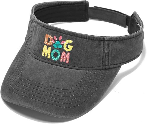 Best Dog Mom Ever Hat Washed Distressed Sun Visor for Men in Saudi Arabia