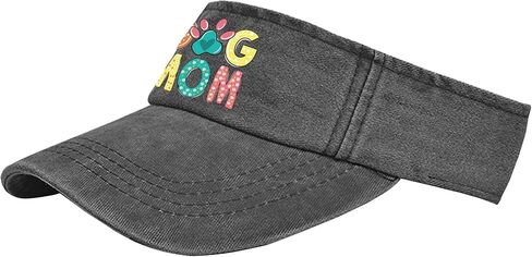 Best Dog Mom Ever Hat Washed Distressed Sun Visor for Men in Saudi Arabia