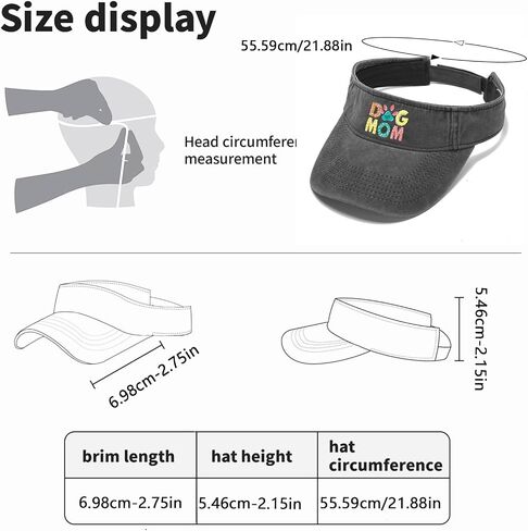 Best Dog Mom Ever Hat Washed Distressed Sun Visor for Men in Saudi Arabia