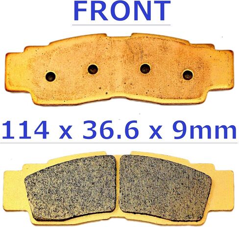 MC Brake Pads for Yamaha YXZ1000R YXZ 1000 R SE SS 2016 2017 2018 2019 2020 2021 2022 2023 2024 FA676 FA677 FA497 Parking Brakes Front Rear Copper Sintered MC676F677R in Saudi Arabia
