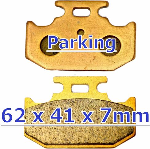 MC Brake Pads for Yamaha YXZ1000R YXZ 1000 R SE SS 2016 2017 2018 2019 2020 2021 2022 2023 2024 FA676 FA677 FA497 Parking Brakes Front Rear Copper Sintered MC676F677R in Saudi Arabia