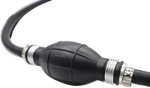 5/16 Marine 8MM Universal Rubber Pump Hose Assembly 8MM Fuel Line with Primer Bulb Compatible with Marine Outboard Boat Motor RVs in Saudi Arabia