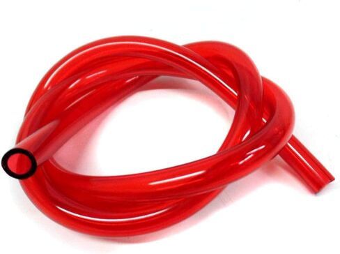 1/4" ID X 3/8" OD Fuel Line Red Mini Bike Go Kart Lawn Mower Trike Small Engine 1' in Saudi Arabia