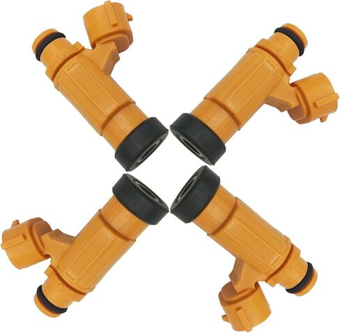 15710-17G00 4pcs Fuel Injectors 4 Holes Replacement for Suzuki GSX-R600 GSX-R750 2004-2005 1571017G00 in Saudi Arabia