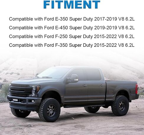 JDMON FJ1520 8Pcs Fuel Injectors Compatible with Ford F-250 Super Duty 2015-2022, F-350 Super Duty 2015-2022, E-350 Super Duty 2017-2019, E-450 Super Duty 2019 Replacement for 82211222 62022 CM5243 in Saudi Arabia