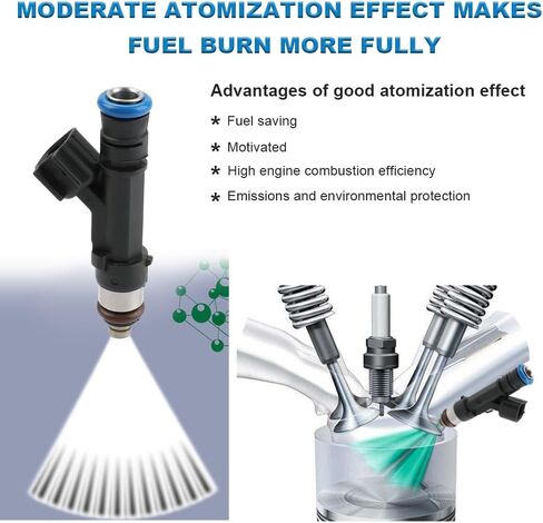 JDMON FJ1520 8Pcs Fuel Injectors Compatible with Ford F-250 Super Duty 2015-2022, F-350 Super Duty 2015-2022, E-350 Super Duty 2017-2019, E-450 Super Duty 2019 Replacement for 82211222 62022 CM5243 in Saudi Arabia