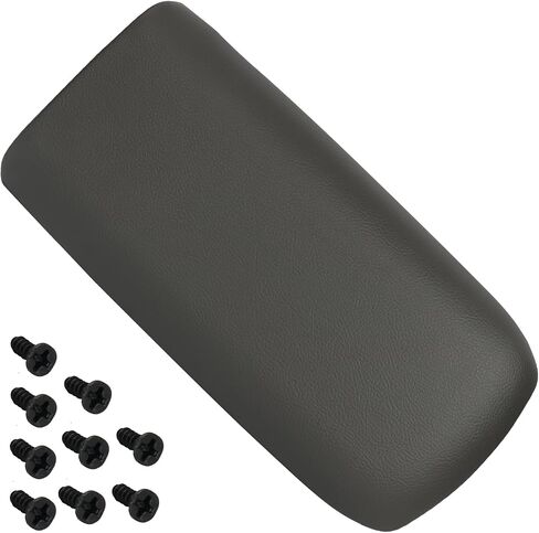 TQPONLY Center Console Armrest Leather Lid Cover | for Ford Explorer 1995-2001,Explorer Sport Trac 2001-2002 & Mercury Mountaineer 1997-2001 | Replaces 924-883 1L2Z-9806024-AAB (Dark Graphite) in Saudi Arabia