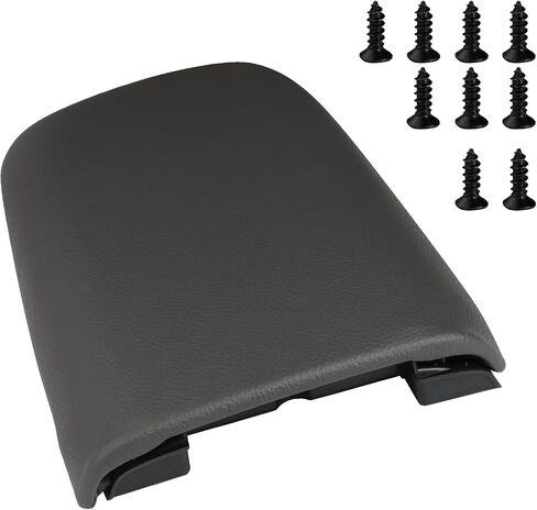 TQPONLY Center Console Armrest Leather Lid Cover | for Ford Explorer 1995-2001,Explorer Sport Trac 2001-2002 & Mercury Mountaineer 1997-2001 | Replaces 924-883 1L2Z-9806024-AAB (Dark Graphite) in Saudi Arabia