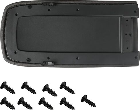 TQPONLY Center Console Armrest Leather Lid Cover | for Ford Explorer 1995-2001,Explorer Sport Trac 2001-2002 & Mercury Mountaineer 1997-2001 | Replaces 924-883 1L2Z-9806024-AAB (Dark Graphite) in Saudi Arabia