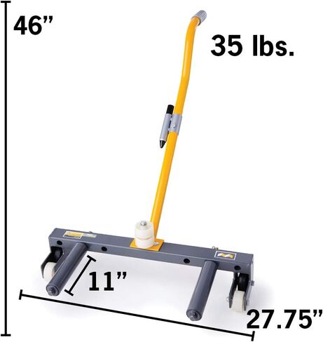 Rolling Wheel Dolly for Changing Car, Truck, Skid Steer, ATV, and Trailer Tires, Tire Lift for Large and Small Vehicles, 3 Roller Positions, 485 Pound Capacity in Saudi Arabia