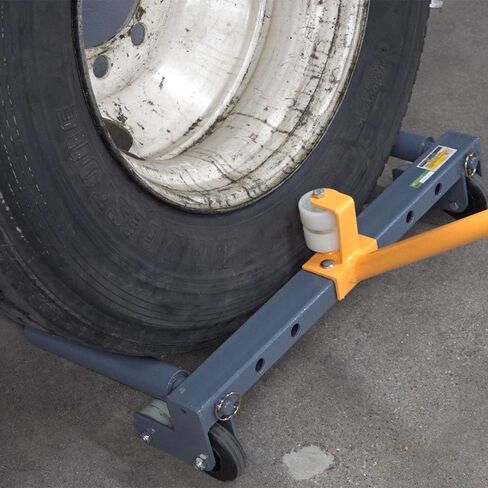 Rolling Wheel Dolly for Changing Car, Truck, Skid Steer, ATV, and Trailer Tires, Tire Lift for Large and Small Vehicles, 3 Roller Positions, 485 Pound Capacity in Saudi Arabia