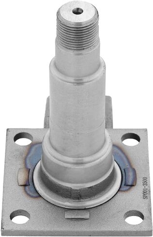 QJZ Spindle #84 - Square Tubular 4" Drop Axle with Brake Flange for 3,500 lbs Trailer Axle - Compatible with Bearings Kit L44649/10 & L68149/11 in Saudi Arabia