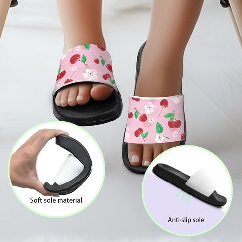 Slides for Boys Girls Quick Drying Kids Slides Sandals Non-Slip in Kuwait