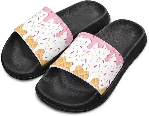 Slides for Boys Girls Quick Drying Kids Slides Sandals Non-Slip in Kuwait