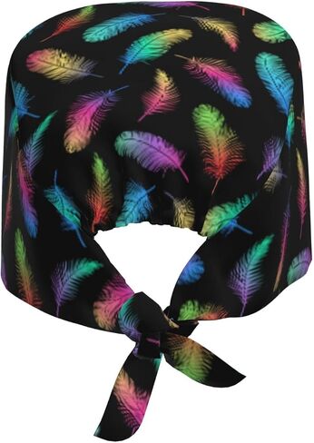 Working Cap for Women, Scrub Cap with Sweatband Adjustable, Unisex Tie Back Hat, Nurse Surgical Caps in Saudi Arabia
