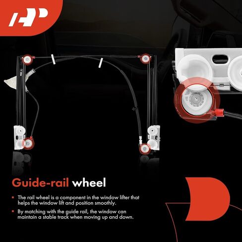 A-Premium Power Window منظم بدون محرك متوافق مع Mini Cooper 2005-2008 جانب الراكب الأمامي in Saudi Arabia